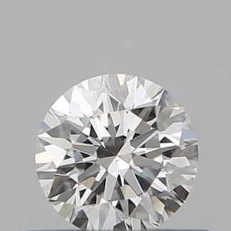 0.4 Carat Round I VS2 EX GIA Natural Diamond