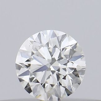 0.18 Carat Round G IF EX VG GIA Natural Diamond