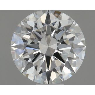 0.5 Carat Round E SI1 EX GIA Natural Diamond