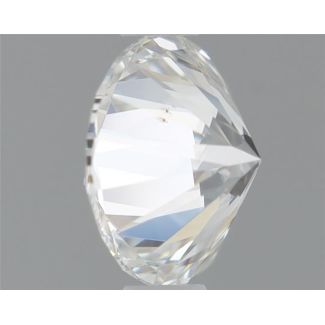 0.81 Carat Round F SI1 EX GIA Natural Diamond