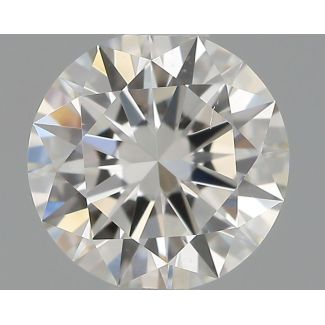 0.5 Carat Round I VS2 EX GIA Natural Diamond