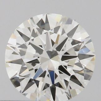 0.51 Carat Round H VS2 EX IGI Natural Diamond