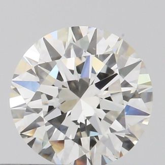 0.5 Carat Round H VS1 EX GIA Natural Diamond