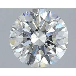 2.0 Carat Round H SI2 EX GIA Natural Diamond