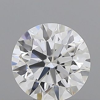 0.36 Carat Round E VVS1 EX GIA Natural Diamond