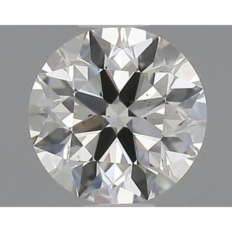 0.5 Carat Round H VS2 EX GIA Natural Diamond