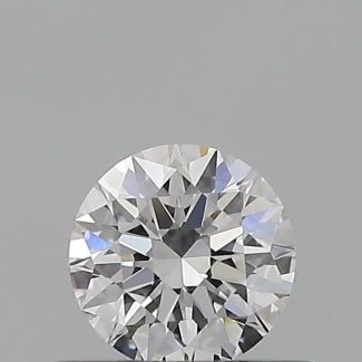 0.38 Carat Round D VS2 EX GIA Natural Diamond