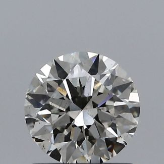 0.80 Carat Round I SI1 EX VG GIA Natural Diamond