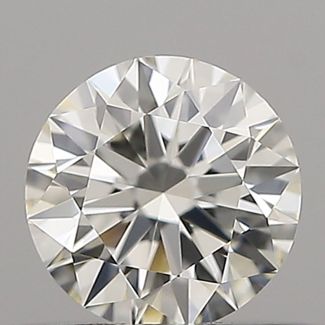 0.4 Carat Round H VVS2 EX GIA Natural Diamond