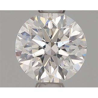 0.56 Carat Round G SI1 EX GIA Natural Diamond