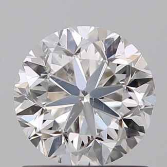 1.00 Carat Round F SI1 GD VG GIA Natural Diamond