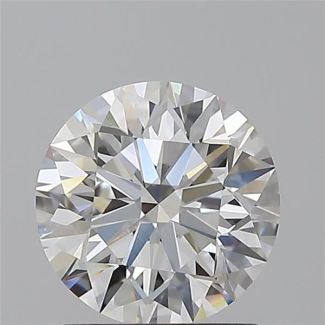 1.50 Carat Round F VVS1 EX GIA Natural Diamond