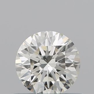 0.5 Carat Round I SI1 EX GIA Natural Diamond