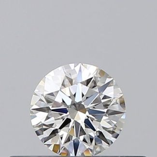 0.25 Carat Round H IF EX GIA Natural Diamond