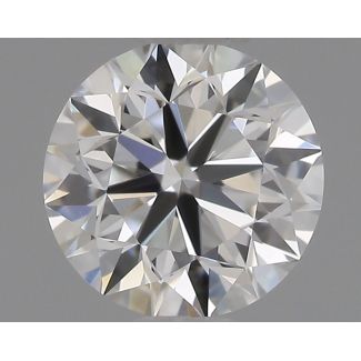 0.4 Carat Round E VVS2 VG EX GIA Natural Diamond