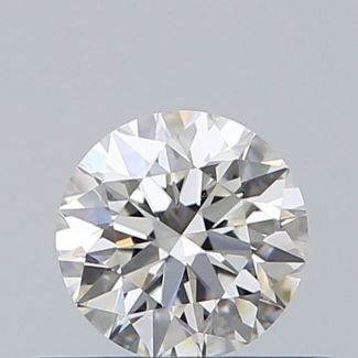 0.38 Carat Round H SI1 EX GIA Natural Diamond