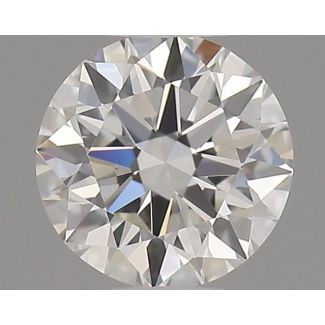 0.3 Carat Round I VVS2 EX GIA Natural Diamond