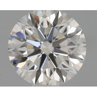 0.5 Carat Round G VVS2 EX IGI Natural Diamond