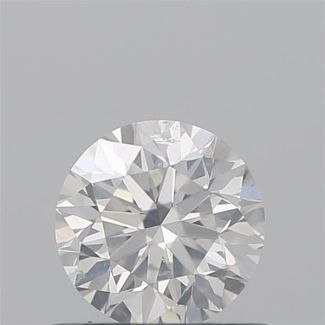 0.60 Carat Round G SI2 VG EX IGI Natural Diamond