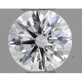 0.26 Carat Round F IF EX GIA Natural Diamond