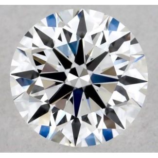 0.35 Carat Round E VVS1 EX GIA Natural Diamond