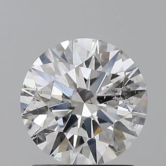 1.5 Carat Round E SI2 EX GIA Natural Diamond