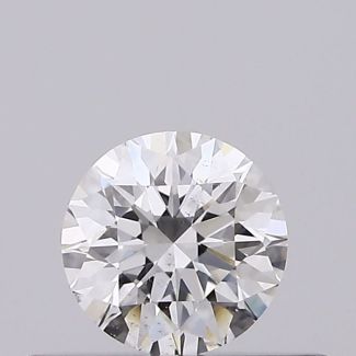 0.25 Carat Round E SI2 EX GIA Natural Diamond