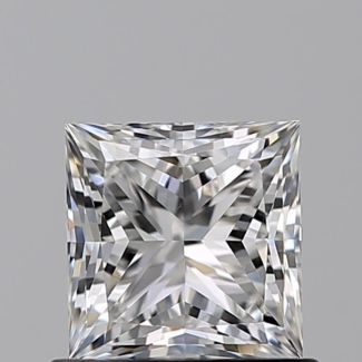 0.70 Carat Princess F VS1 - EX VG GIA Natural Diamond