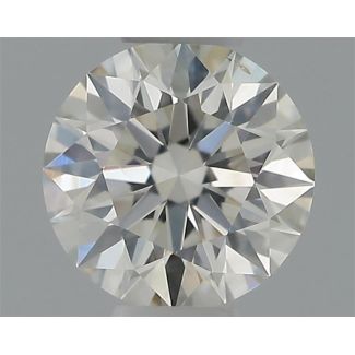 0.30 Carat Round H SI1 EX GIA Natural Diamond