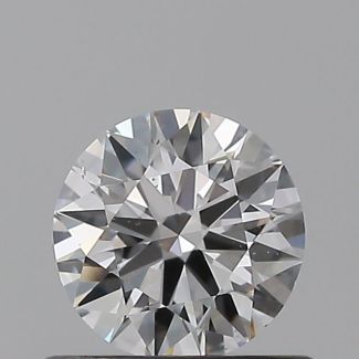 0.5 Carat Round D SI1 EX VG GIA Natural Diamond