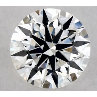 0.42 Carat Round H VS1 EX GIA Natural Diamond