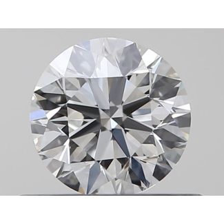 0.4 Carat Round H VS2 EX VG GIA Natural Diamond