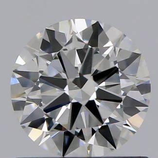 0.70 Carat Round F VS1 VG EX GIA Natural Diamond