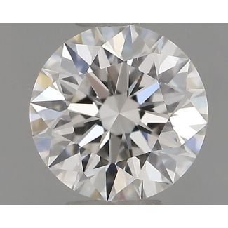 0.53 Carat Round H VVS2 EX GIA Natural Diamond