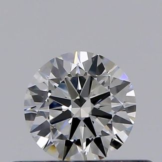 0.31 Carat Round H VVS2 VG EX GIA Natural Diamond