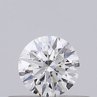 0.27 Carat Round F VVS1 EX GIA Natural Diamond