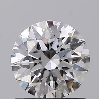 0.80 Carat Round E SI1 VG EX GIA Natural Diamond