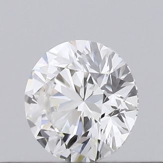 0.23 Carat Round E VVS2 EX GIA Natural Diamond