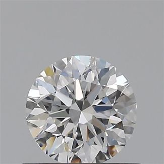 0.50 Carat Round E SI1 EX VG GIA Natural Diamond