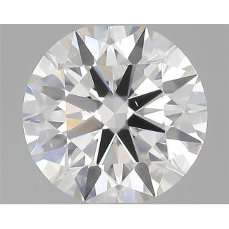 0.4 Carat Round F VS1 EX GIA Natural Diamond